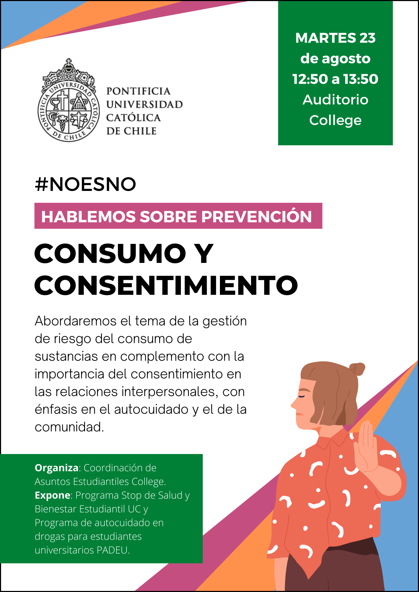 Charla consumo y consentimiento