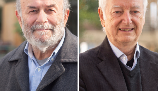 Renato Lewin y Guillermo Wormald