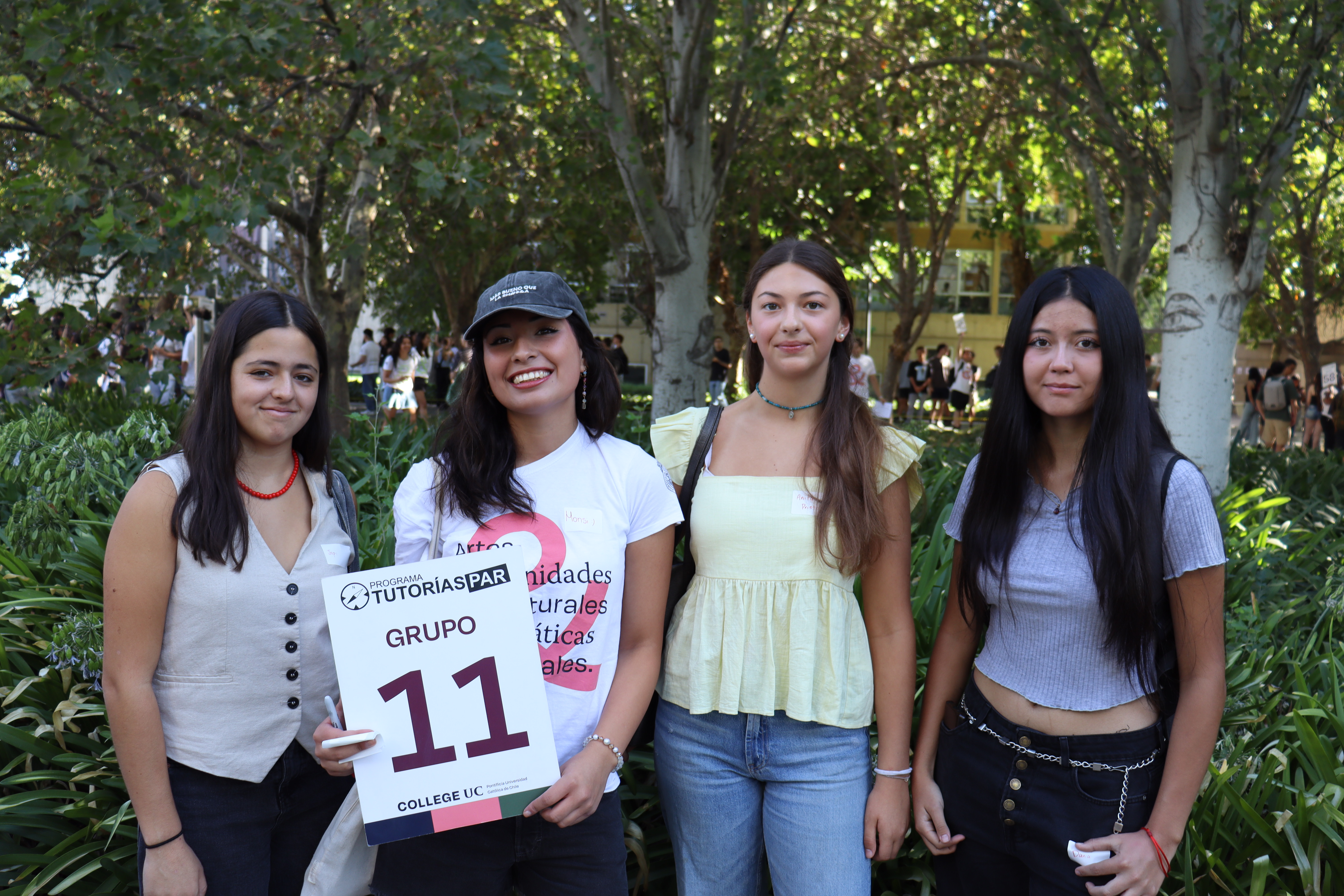 tutora y sus estudiantes